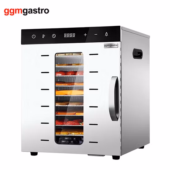 Disidratatore alimentare elettrico in acciaio inossidabile di vendita caldo con 8 vassoi per un'asciugatura più rapida ed efficiente